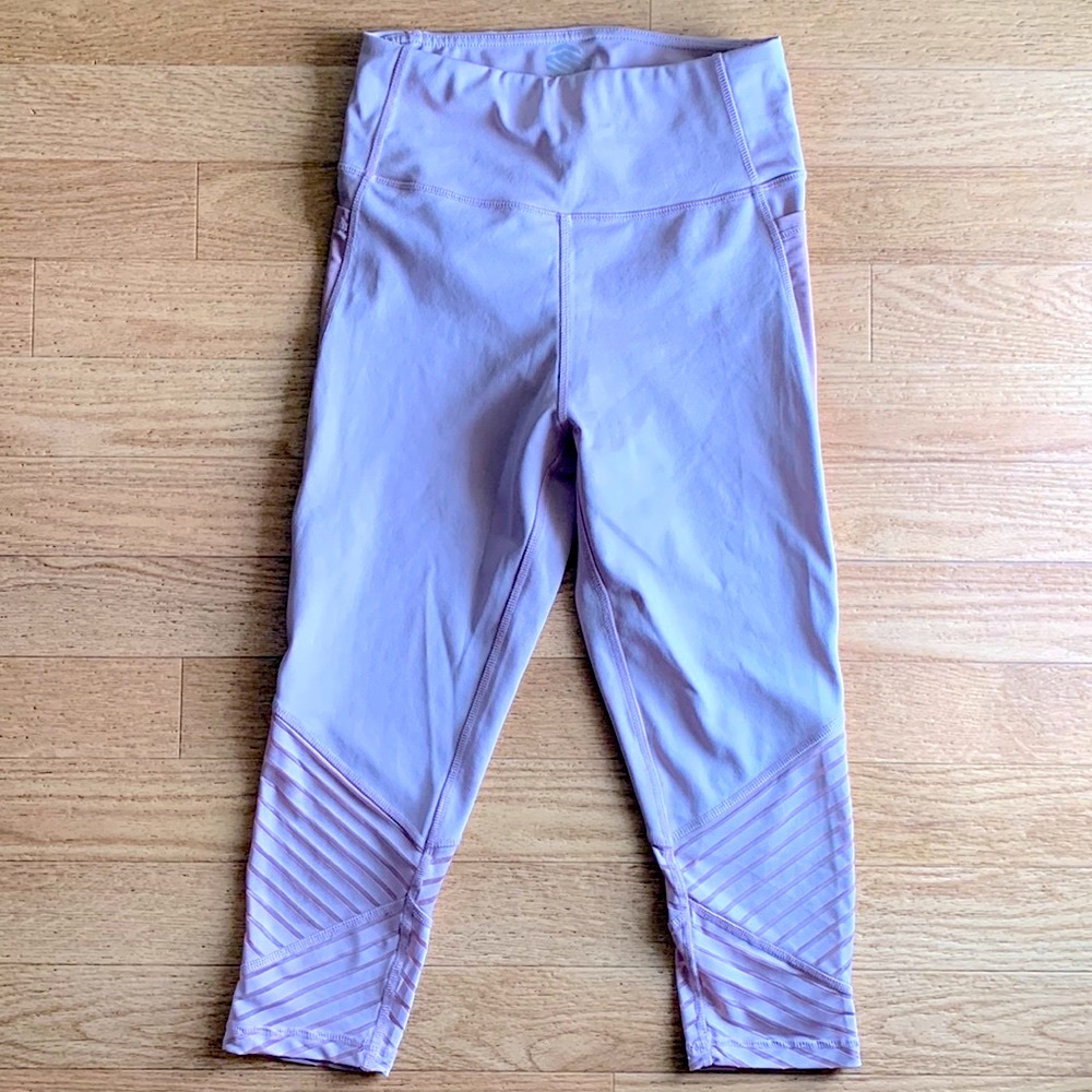 S2 SPORTSWEAR Womens Active Leggings Blush Pink Size Medium